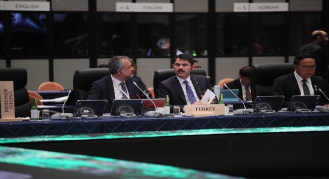 Bakan Kurum'dan G20 paylaşımı 